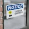 Signmission Decon Shower (Left Arrow) Sign With Symbol, 7 in W x Rectangle, Vinyl Decal OS-2PACK-NS-D-57-L-10952 - alternate 3